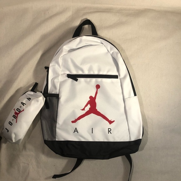 Jordan Other - White jordan air backpack with pouch